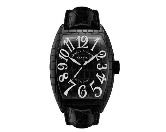 Franck Muller CINTREÉ CURVEX BLACK CROCO