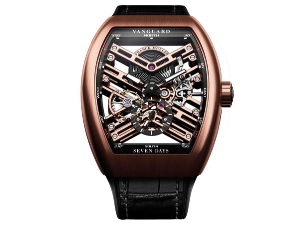 Franck Muller VANGUARD SEVEN DAYS POWER RESERVE SKELETON