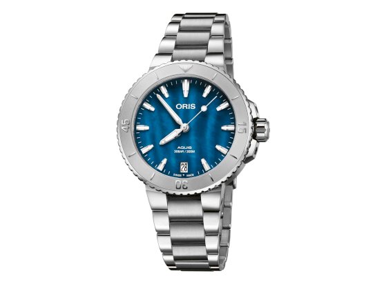 Oris aquis date 36.5 mm outlet